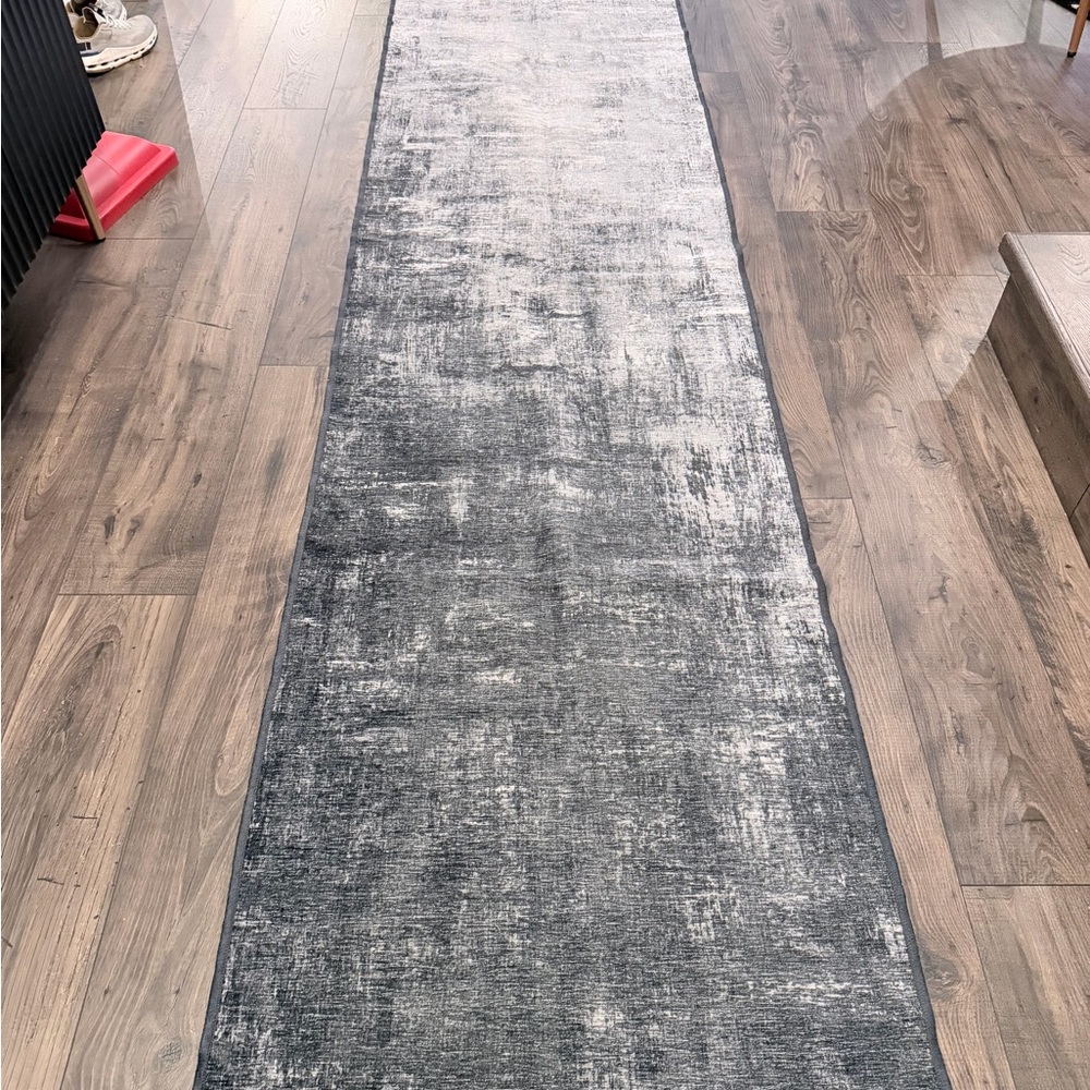 Ruggable (COVER ONLY) Gray Runner Rug 2.5’ x10’